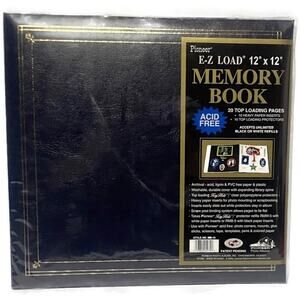Pioneer E-Z Load 12 x 12 Memory Book Acid Free Brown Style MB-10